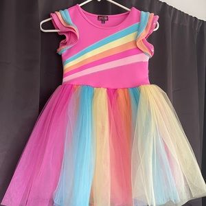 Girls size 7/8 Rainbow dress from Jojo’s Closet!